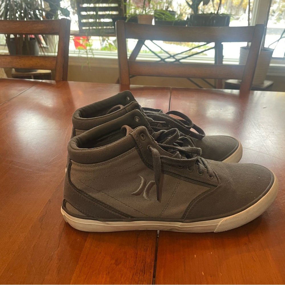 Hurley Dark Gray High-Top Sneakers
